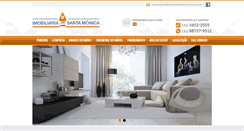 Desktop Screenshot of imobiliariasantamonica.com.br